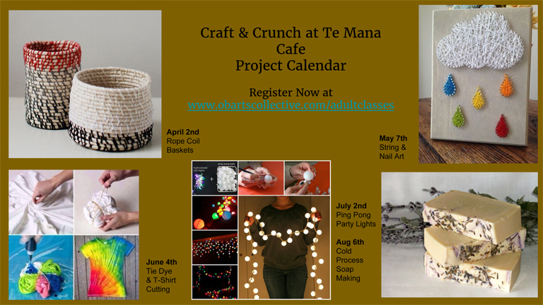 Craft & Crunch Classes with OB Arts Collective