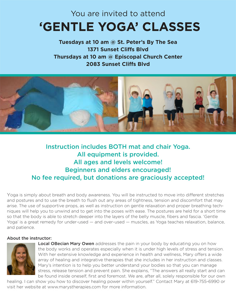 Gentle Yoga with Mary's Therapies