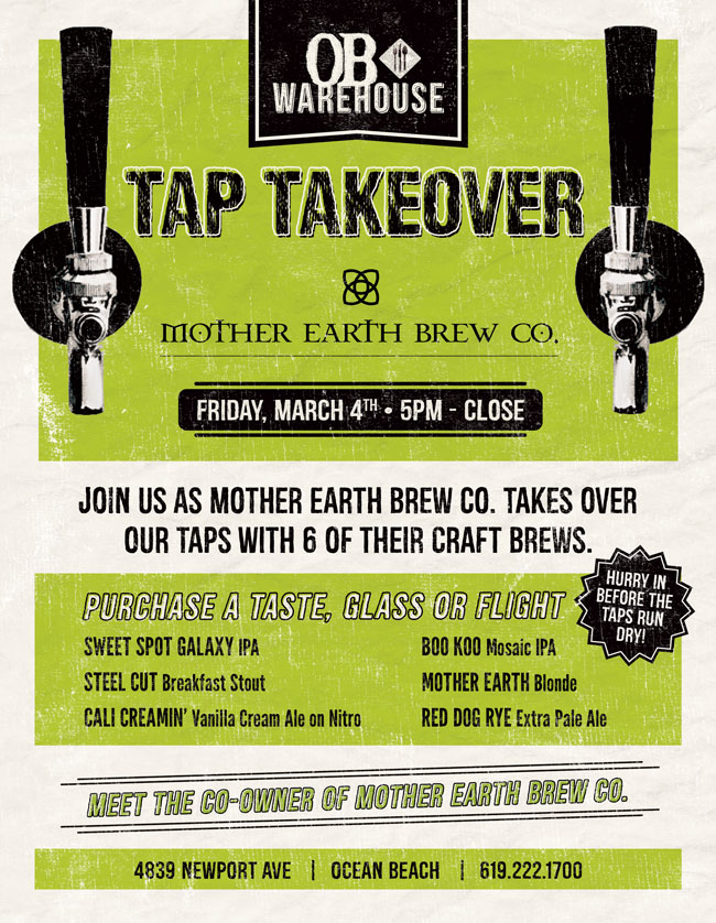 Tap Takeover at OB Warehouse