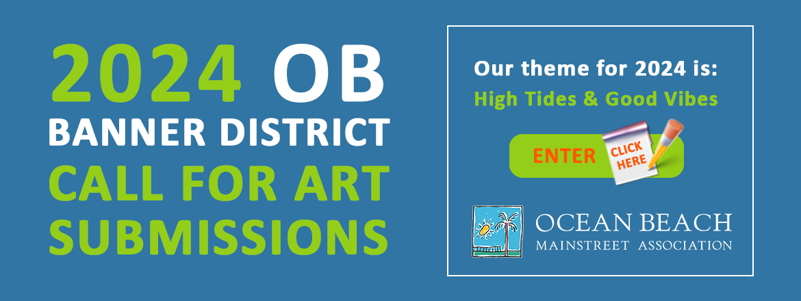 2024 Ocean Beach Banner District Call for Art Submissions