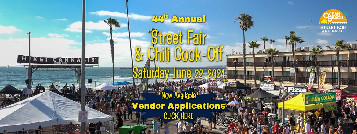 Ocean Beach Street Fair & Chili Cook-Off Band Line-Up Coming Soon