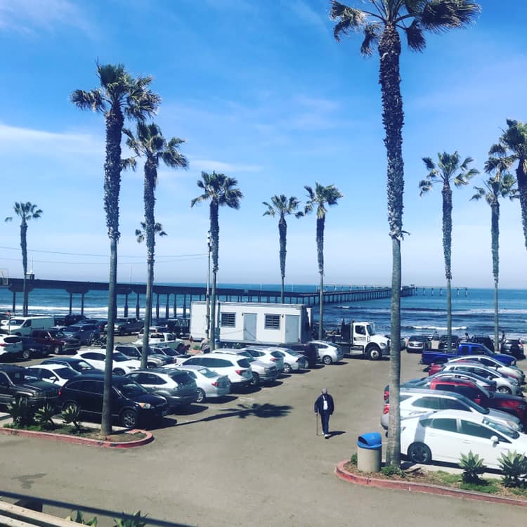 Ocean Beach News Article: OB Pier Parking Lot Trailer Removed