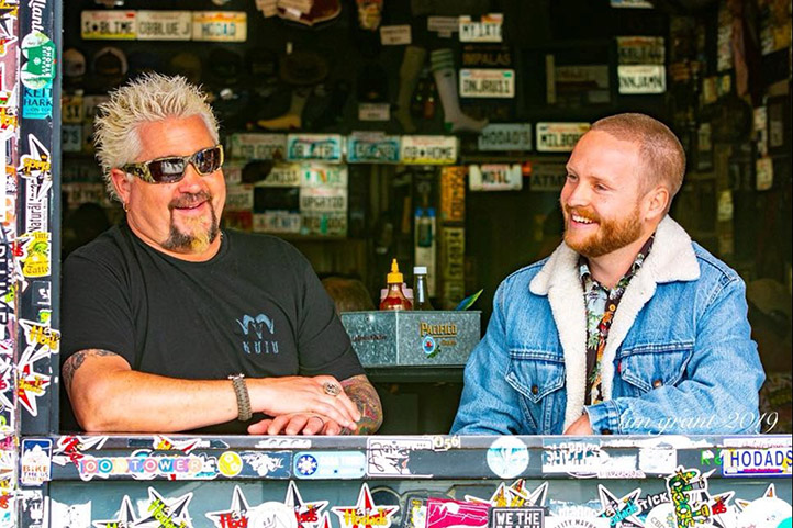 Ocean Beach News Article: Hodad's featured in Diners, Drive-Ins and Dives with Guy Fieri