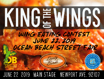 Ocean Beach News Article: 1st Annual OB Charity Wings Eating Contest