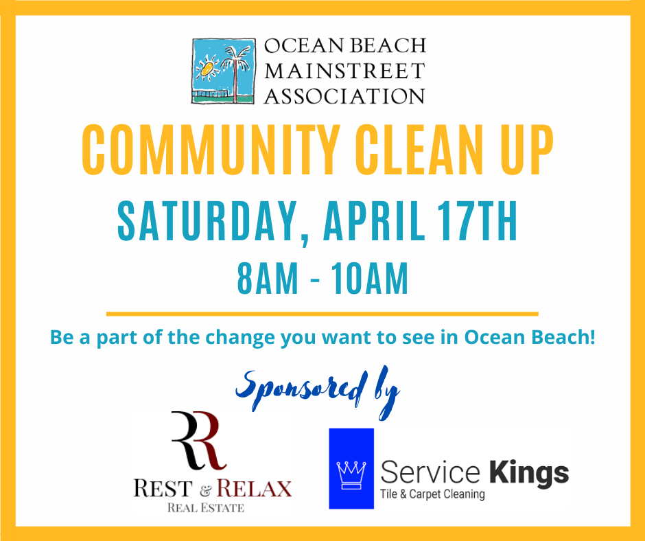 Ocean Beach News Article: OBMA Community Clean Up