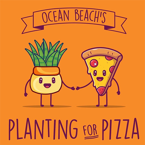 Ocean Beach News Article: Ocean Beach's Planting for Pizza