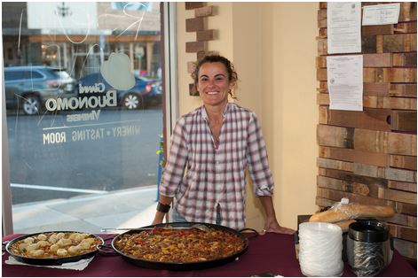 Ocean Beach News Article: Paella Happy Hour at Gianni Buonomo Vintners