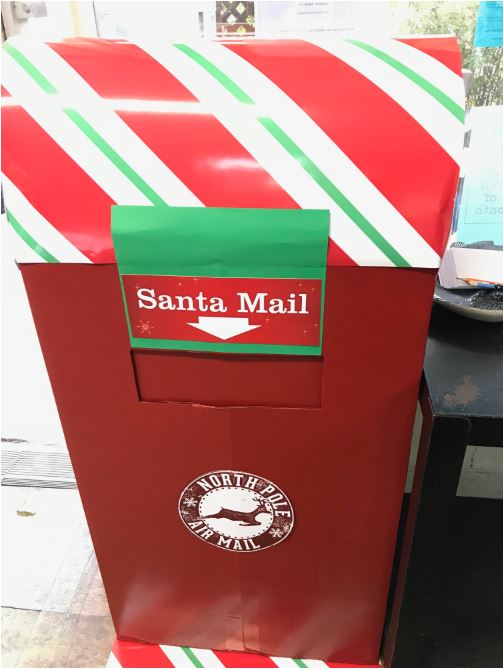 Santa's Mailbox at OB Business Center