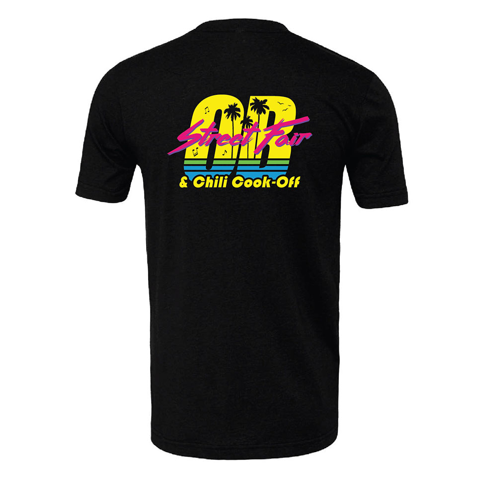 Ocean Beach Product: OB Street Fair and Chili Cook-Off T-Shirt 2025