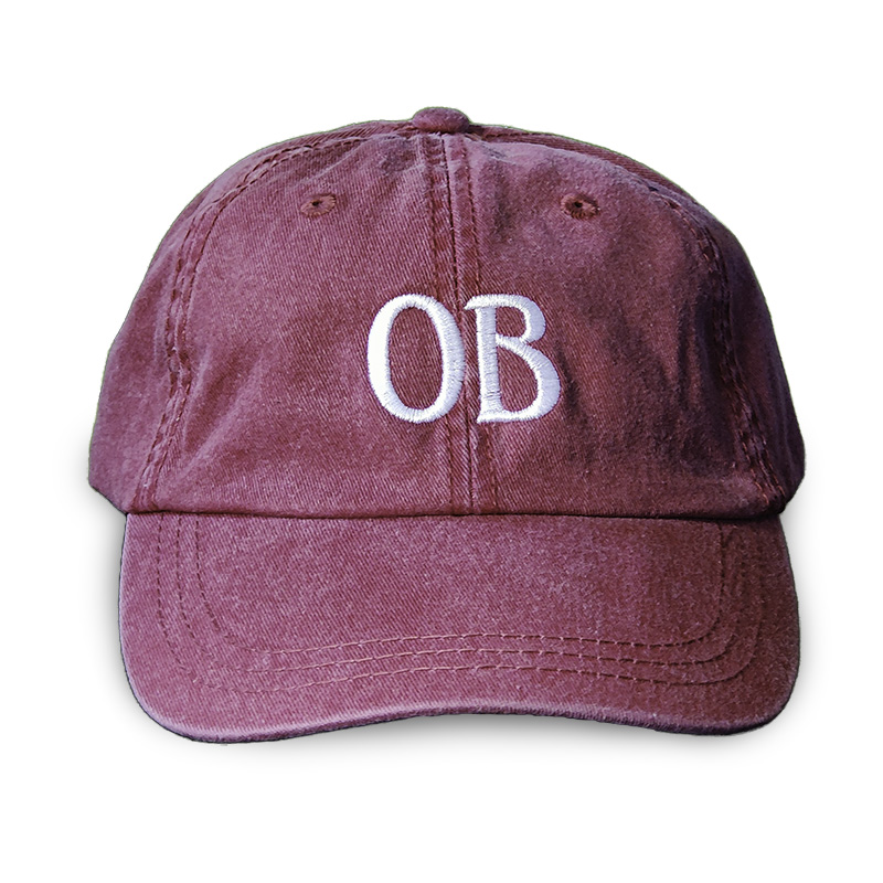 OB Ballcap, Maroon