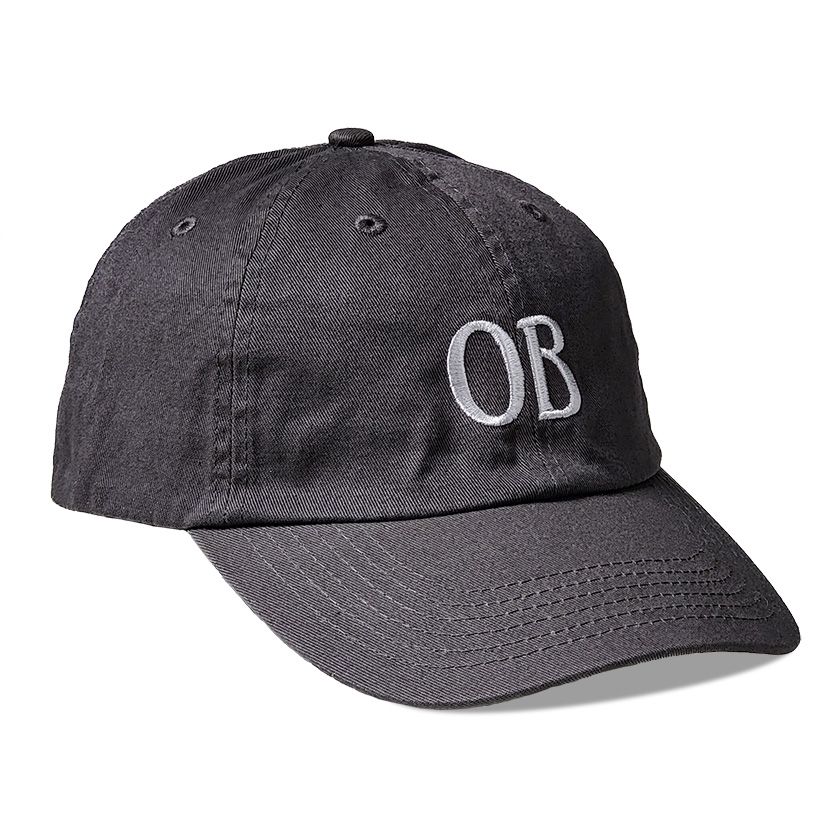 Ocean Beach Product: OB Ballcap, Charcoal Gray