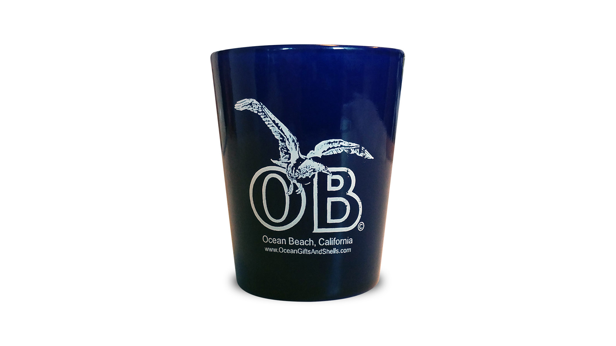 Ocean Beach Product: OB Seagull Shot Glass