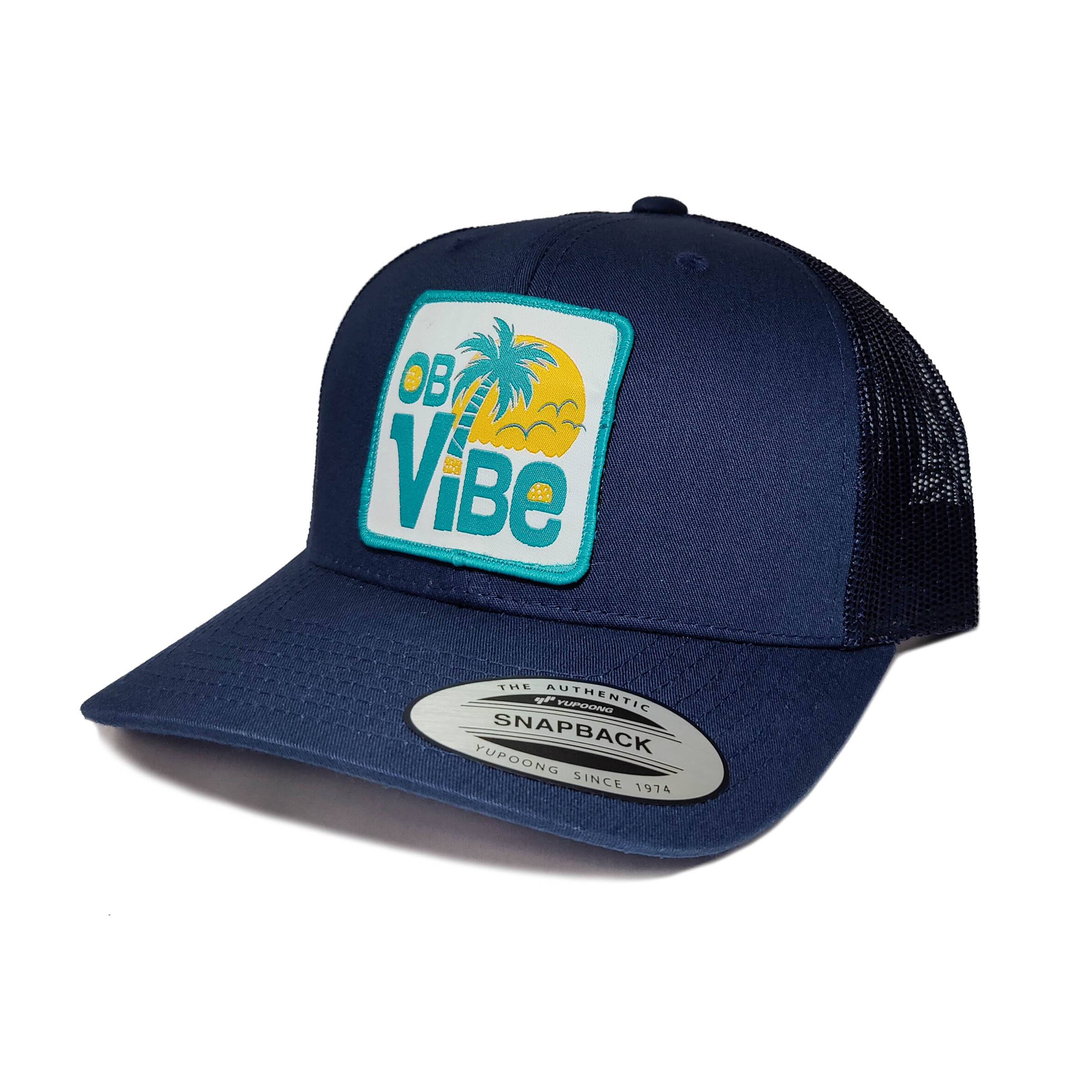 Ocean Beach Product: OB Vibe Trucker Hat (navy)