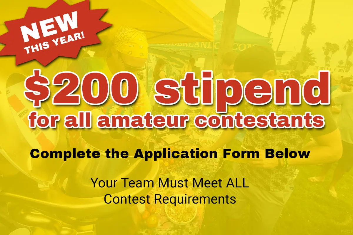 $200 stipend for all amateur contestants