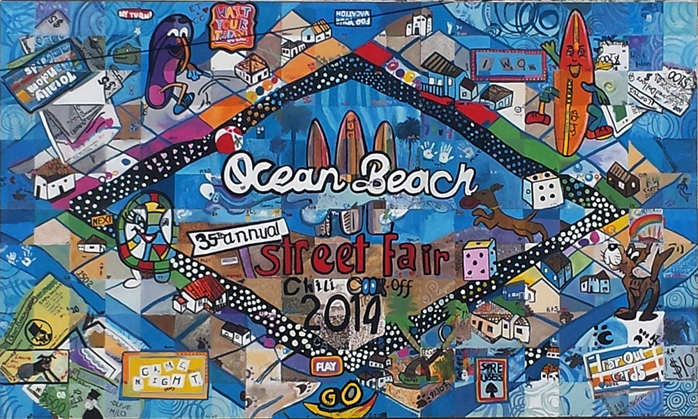 Ocean Beach Community Murals San Diego California