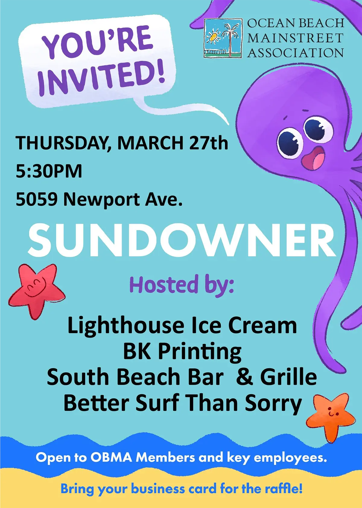 OBMA March Sundowner