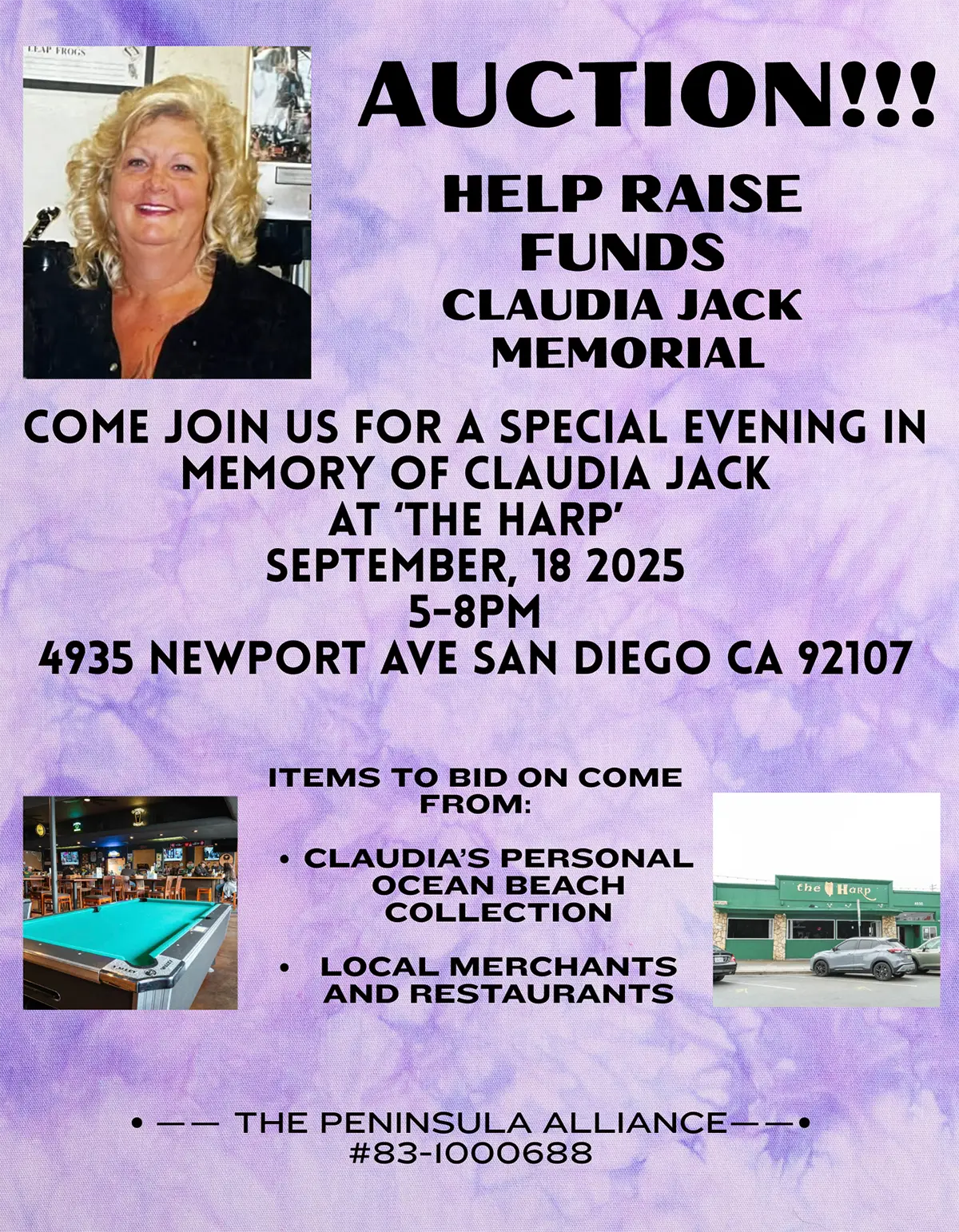 Claudia Jack Fundraiser