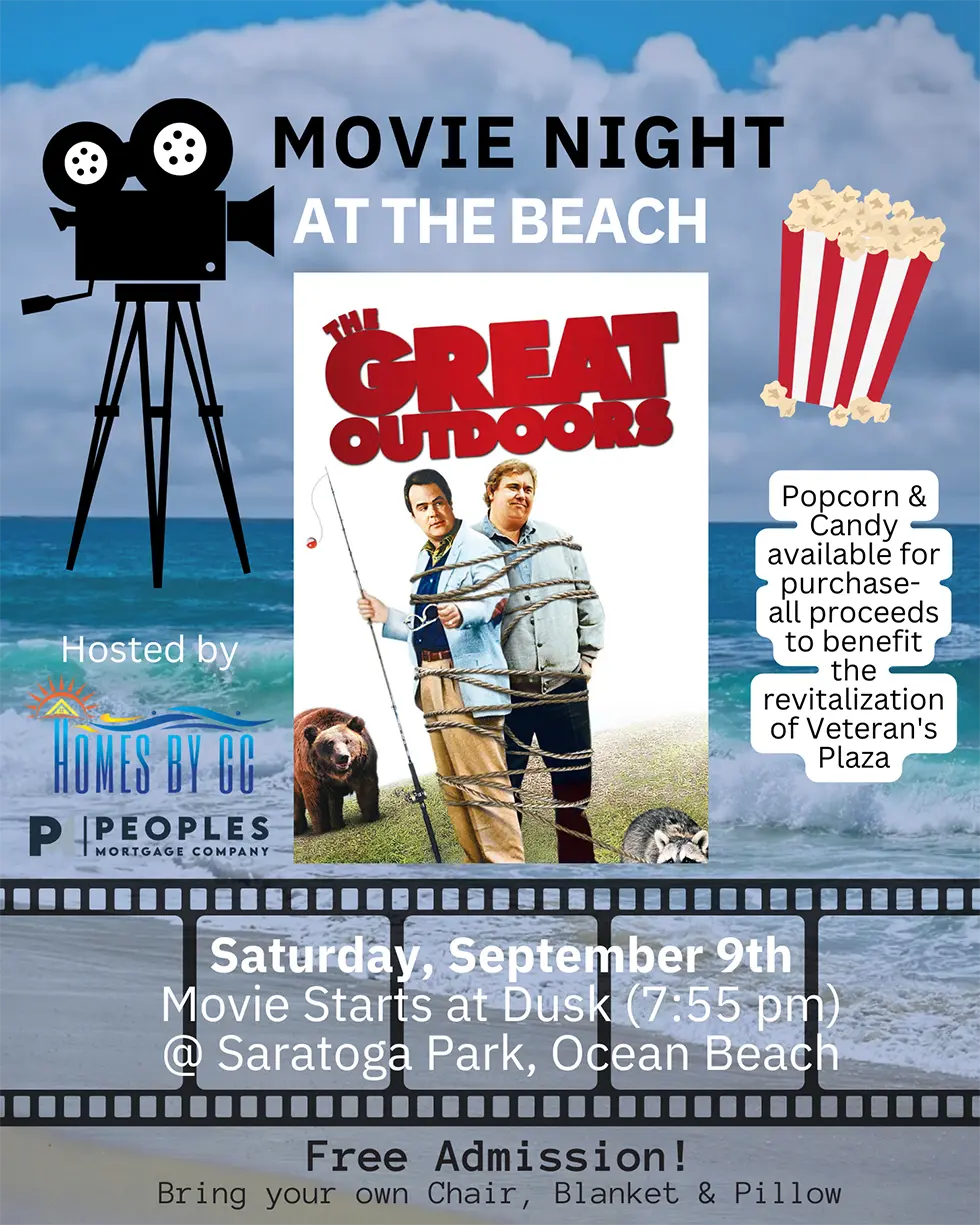End of Summer Movie Night on the Beach with Free Admission