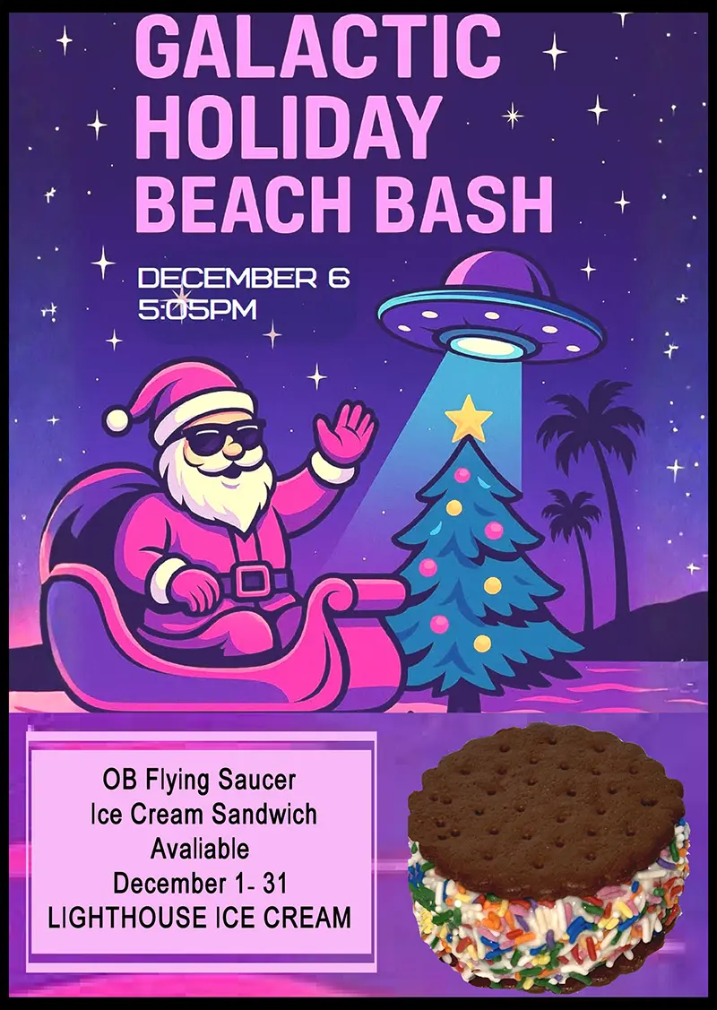 Flying Saucer Ice Cream Sandwich Flyer Flying Saucer Ice Cream Sandwich Announced by Lighthouse Ice Cream