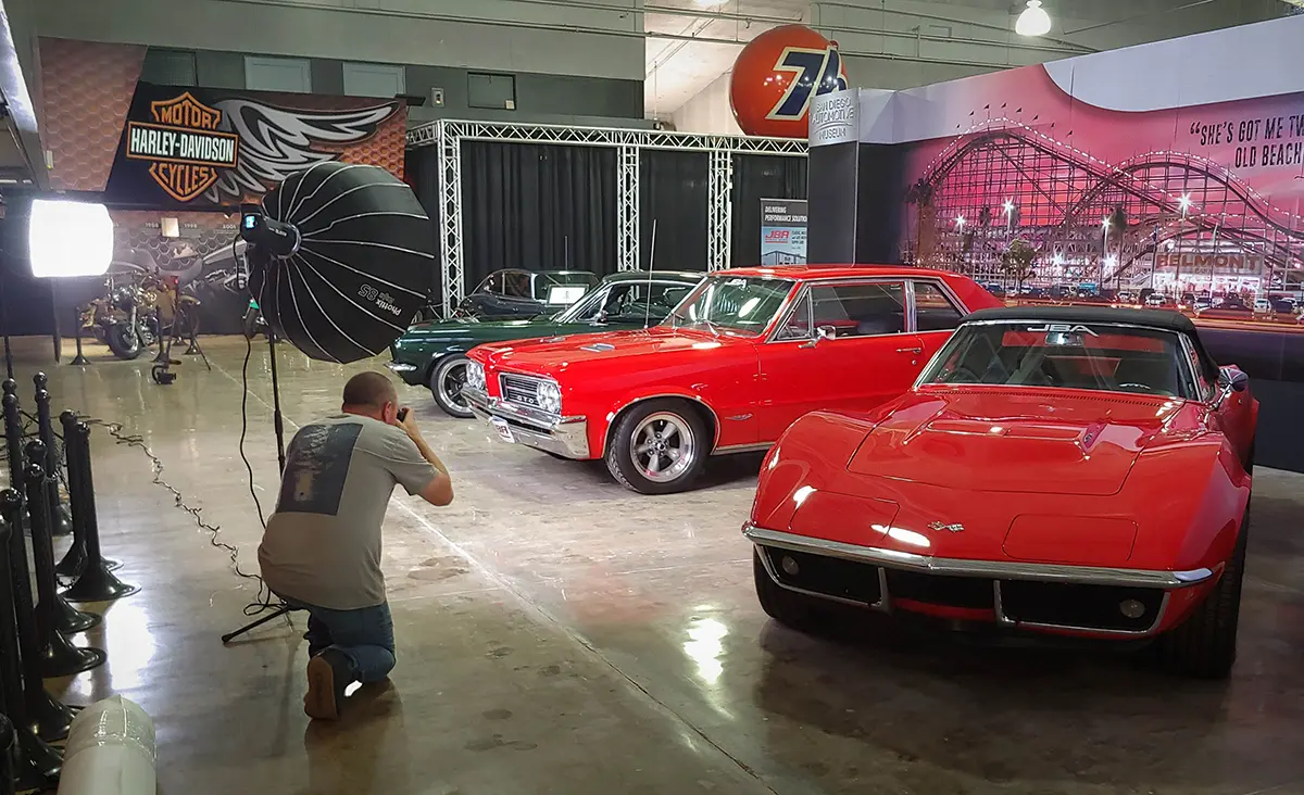 Intrepid Network San Diego Automotive Museum Photoshoot