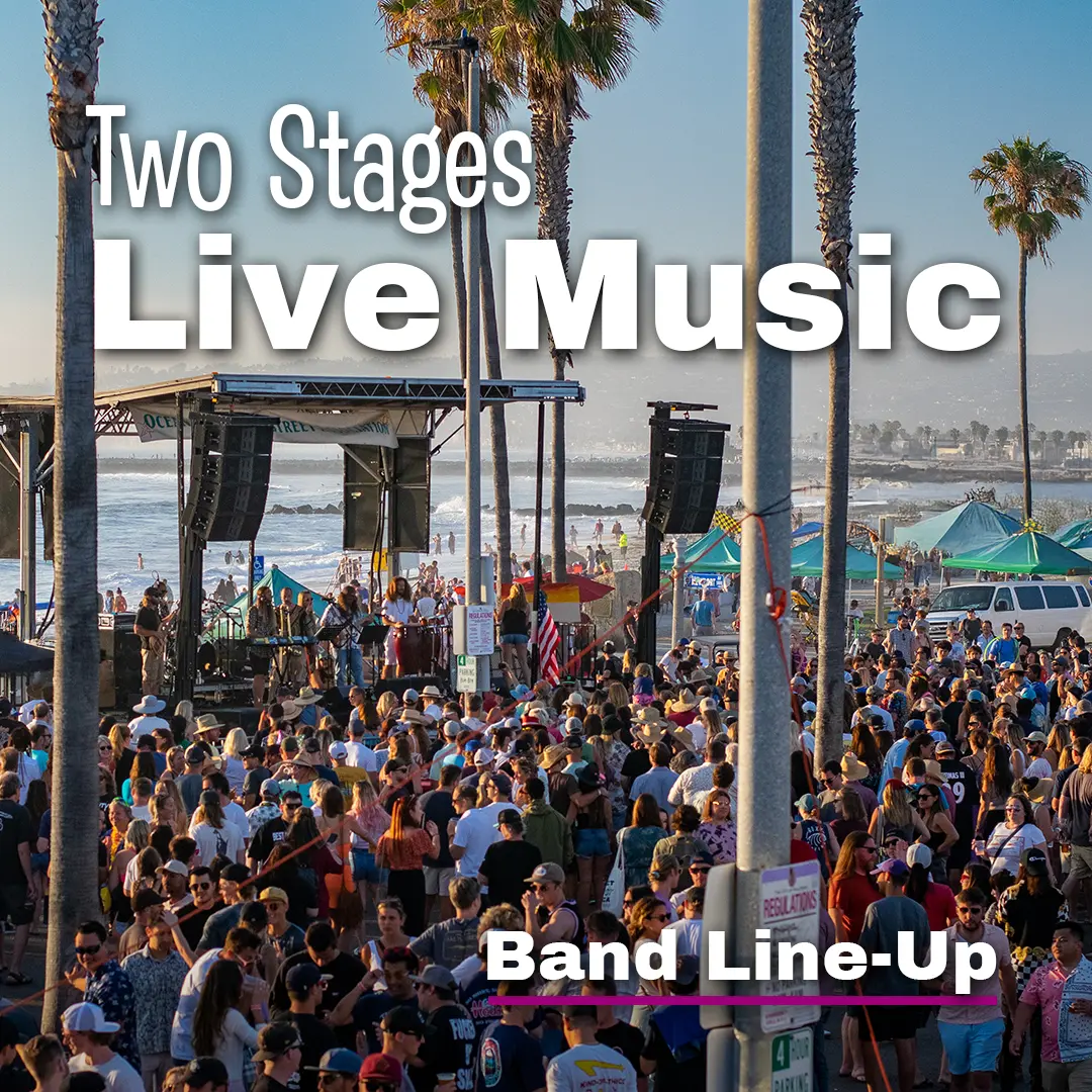 Two Stages of Live Music - View Band Line-Up