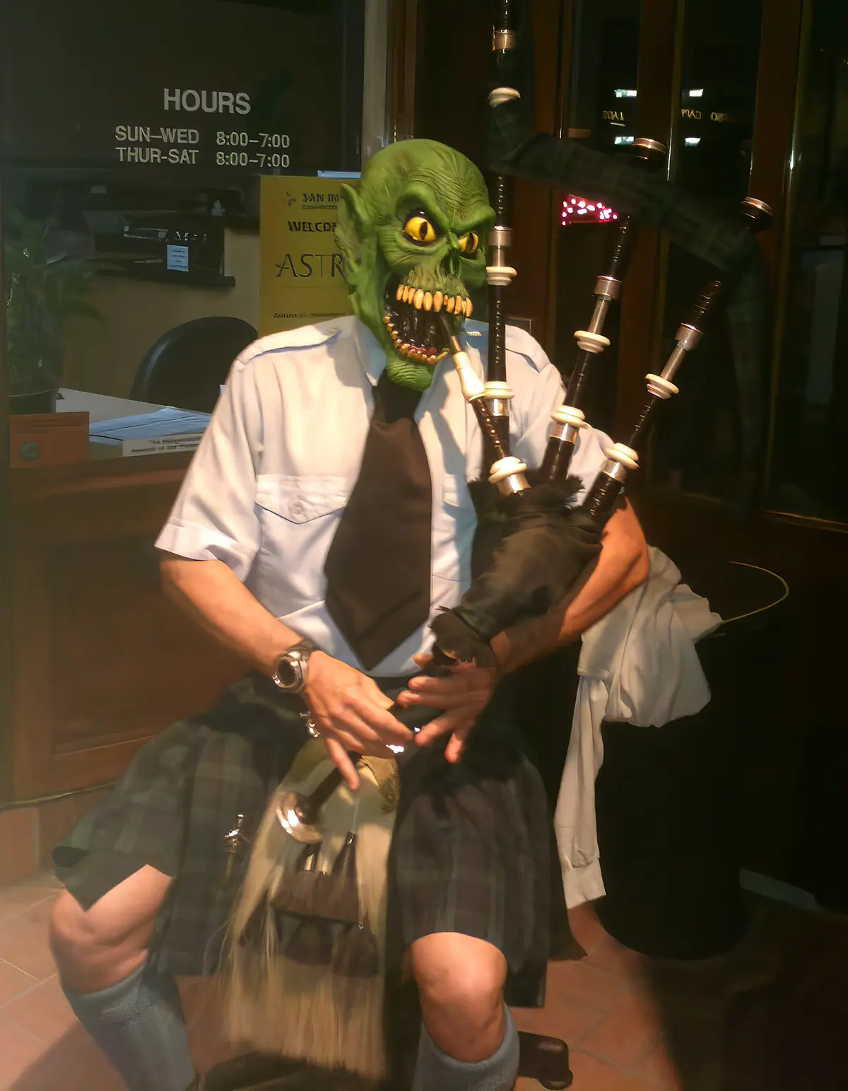 Photo of OB Bagpiper Haloween OB Bagpiper Haloween 2025