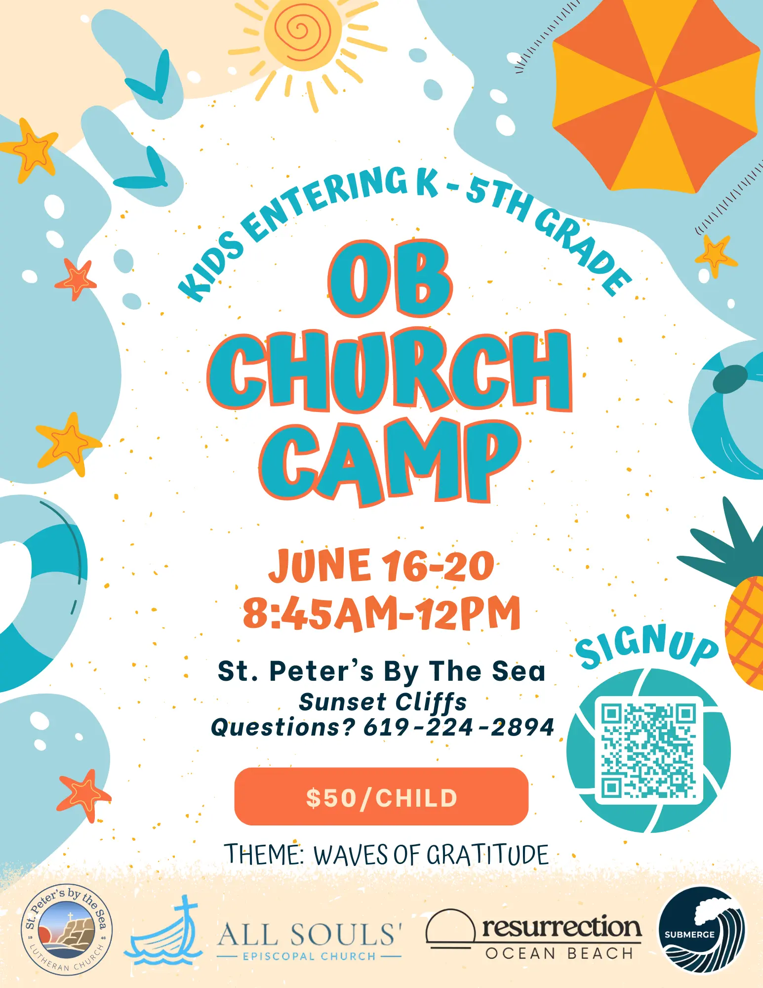 OB Church Camp for kids