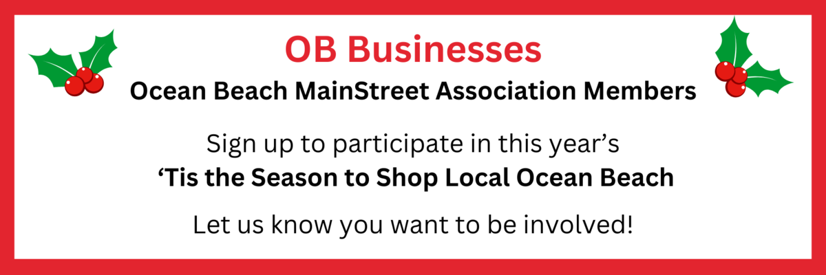 Sign up to participate in Shop Local Ocean Beach