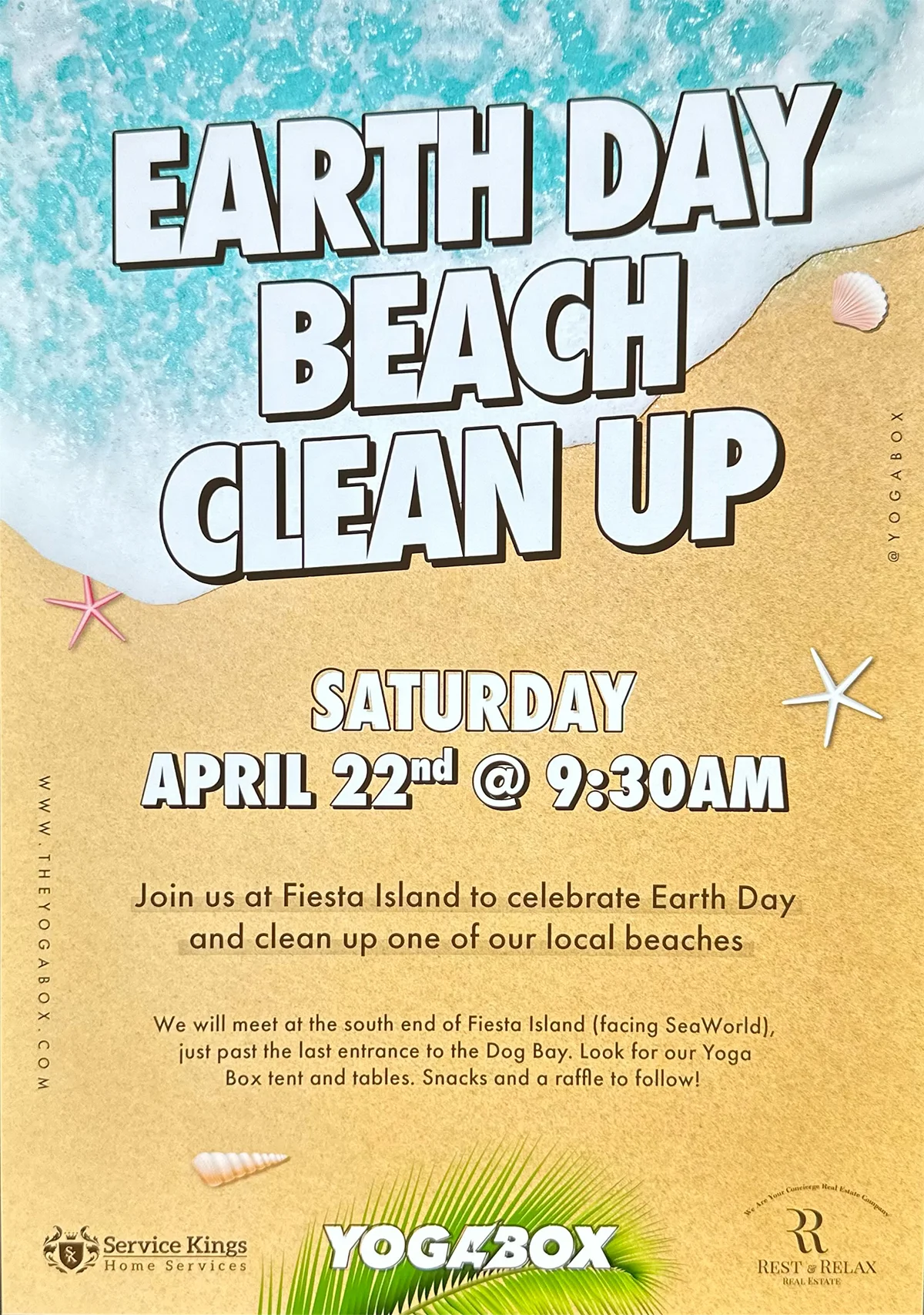 Earth Day Beach Clean-Up at Fiesta Island