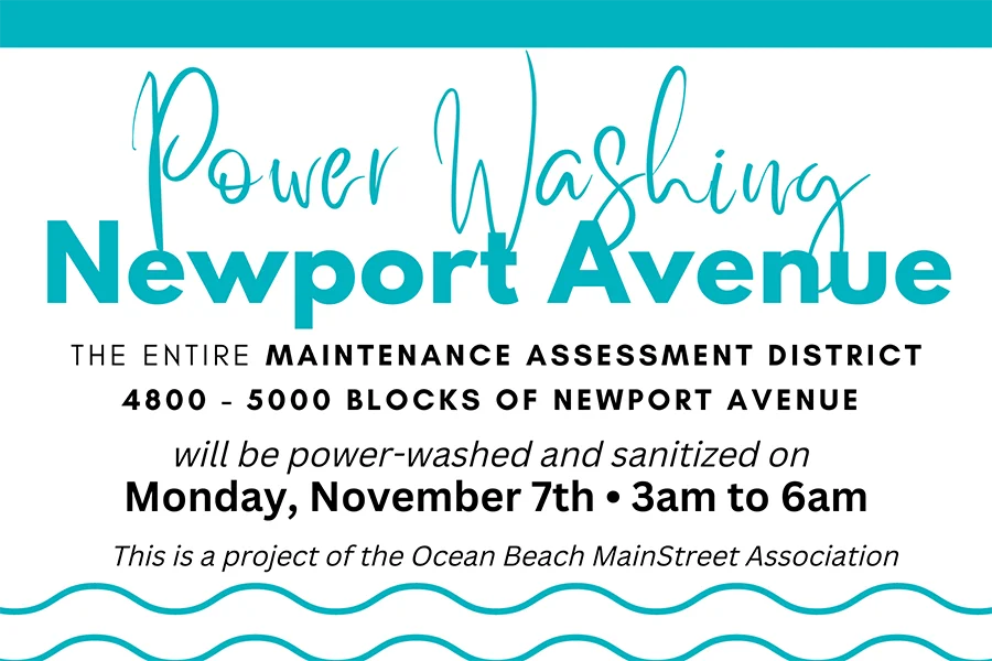 Power Washing Newport Avenue