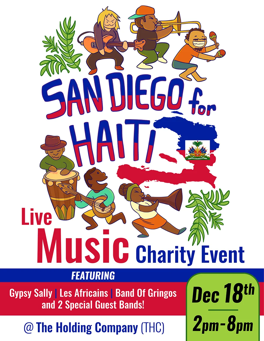 San Diego for Haiti - Live Music Event at THC