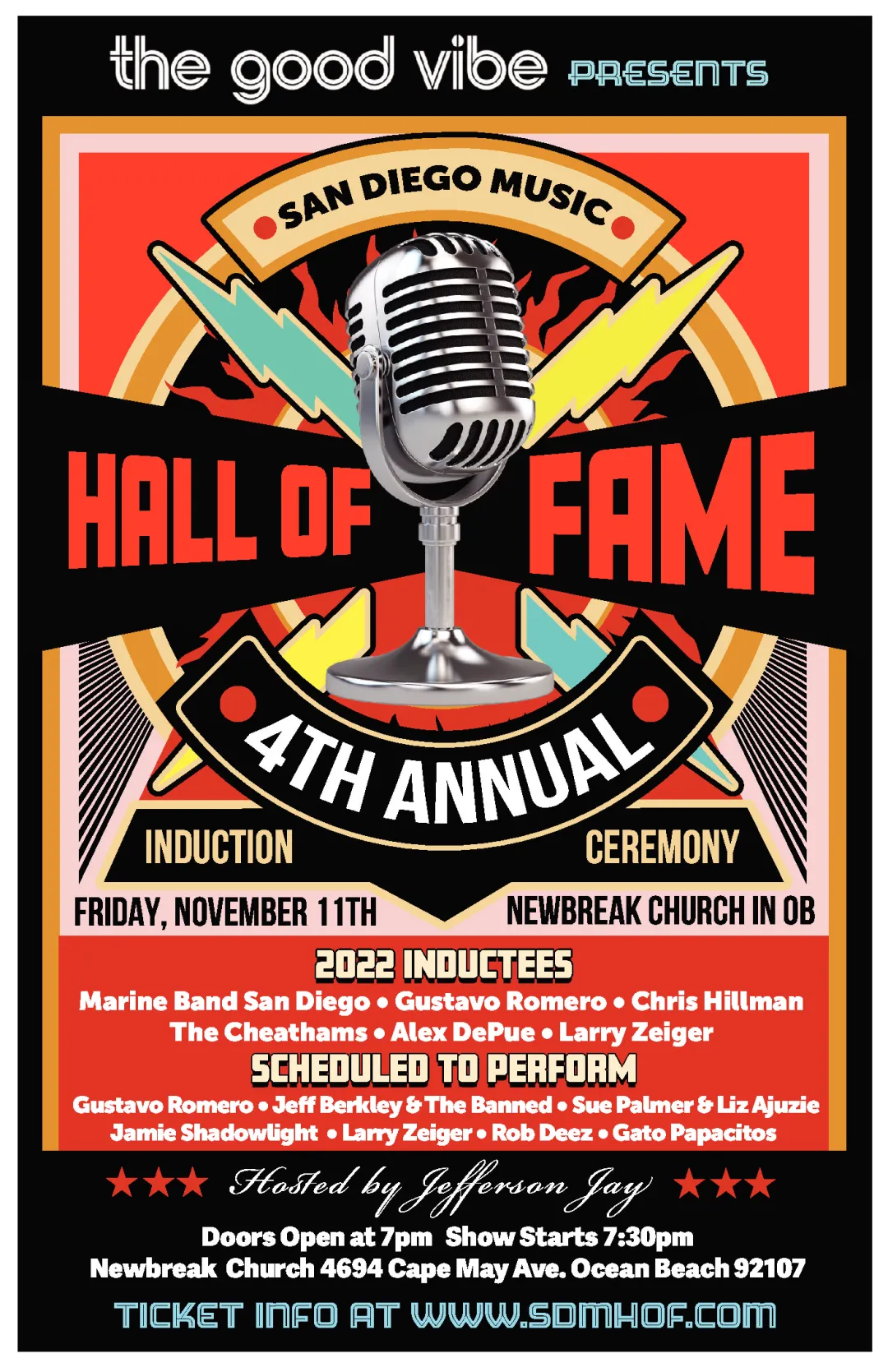 The San Diego Music Hall of Fame 2022