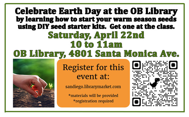 Seed Starting Workshop at the OB Library