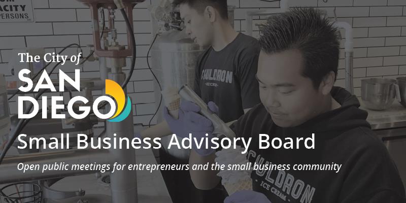 Small Business Advisory Board Meeting - Friday, Oct. 16th