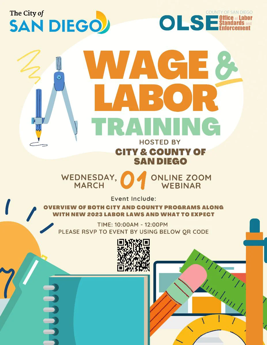 The City of San Diego - Wage and Labor Training
