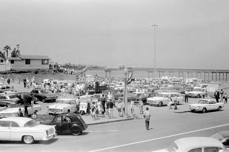 OB Pier Opening Weekend, July 2-4, 1966 - Photo by Stephen Rowell