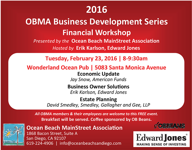 OBMA Member Event: Financial Workshop Hosted by Edward Jones
