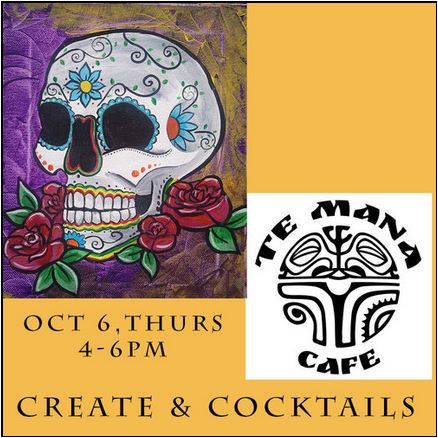 Create & Cocktails: Day of the Dead Skulls at Te Mana Café
