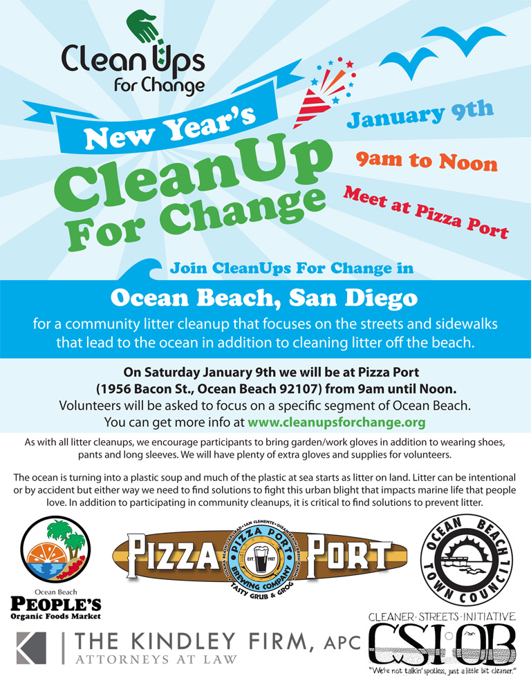 Clean Ups for Change OB Community Clean Up