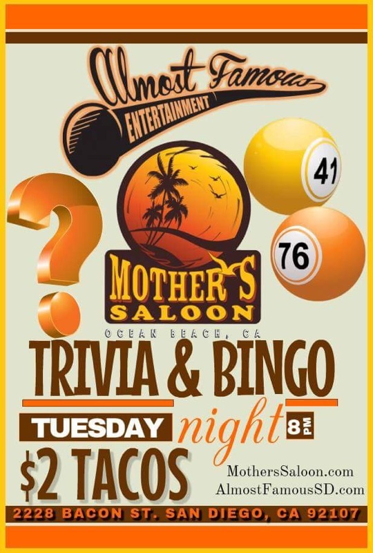 Trivia & Bingo at Mother's Saloon