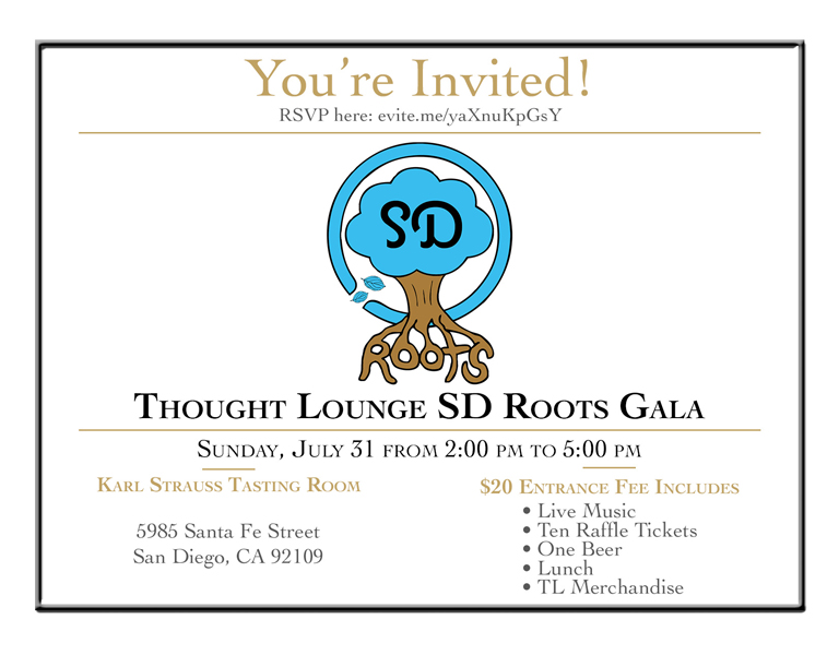 Thought Lounge SD Roots Gala