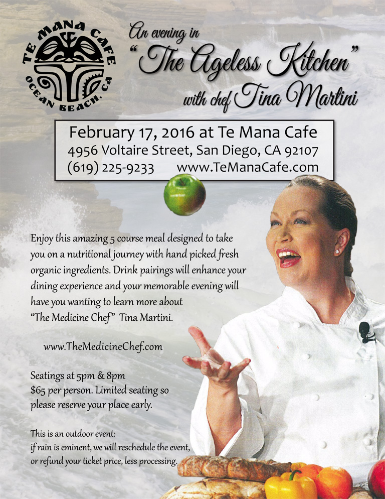 Chef Tina Martini at Te Mana Cafe