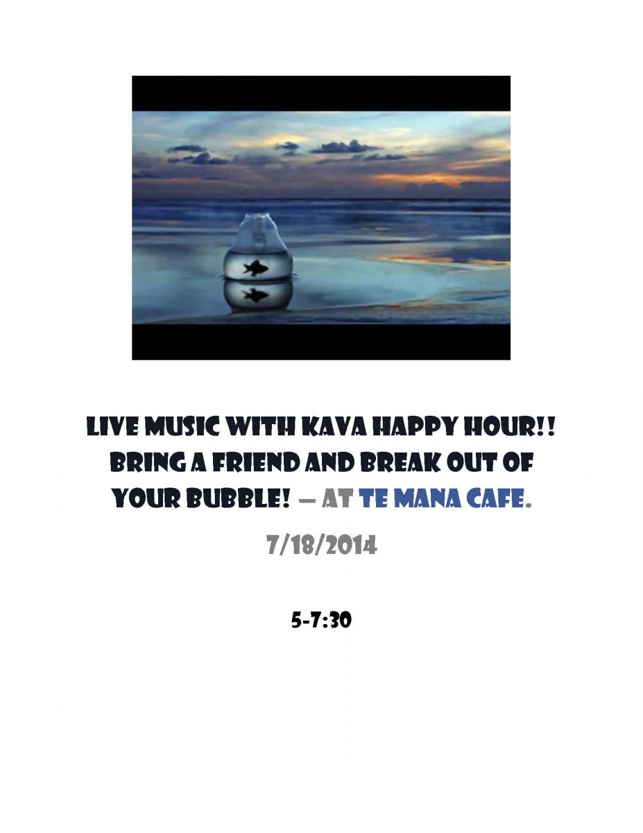 Te Mana Cafe Happy Hour Ocean Beach MainStreet Association