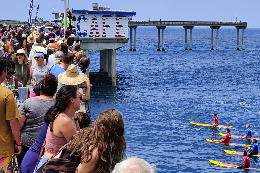 Photo of: More junior lifeguards taking the plunge at OB Pier