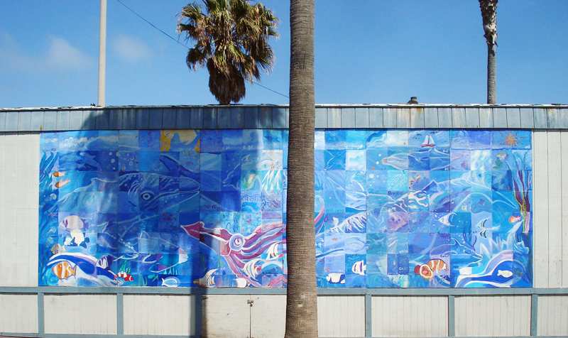Ocean Beach community mural project.