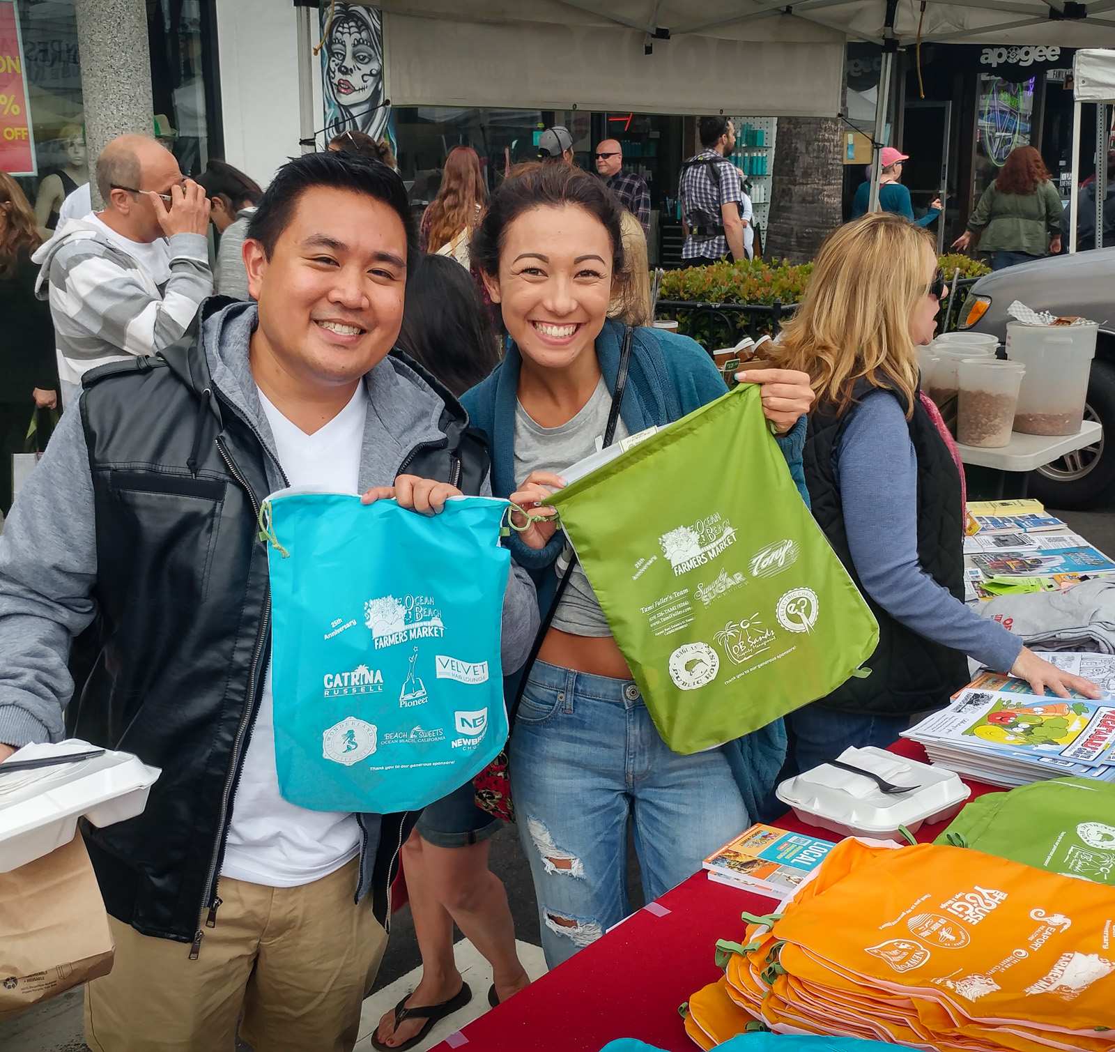 OBMA Reusable Bags for Farmers Market Shoppers