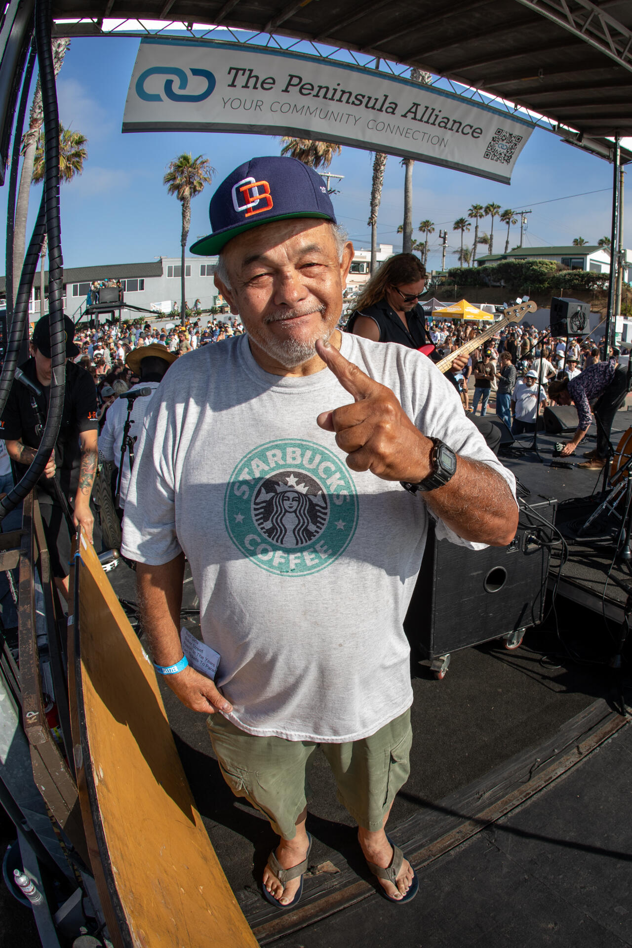 Photo of: 2024 Ocean Beach Street Fair & Chili Cook-Off - Hodad's Burger Eating Contest