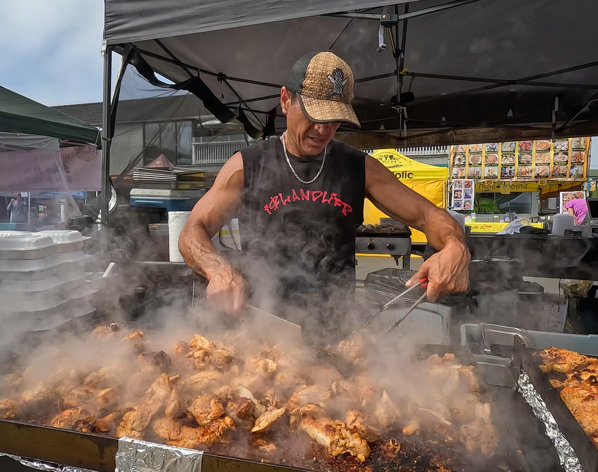 Photo of: 2024 Ocean Beach Street Fair and Chili Cook-Off - 92017 Stage and Vendors