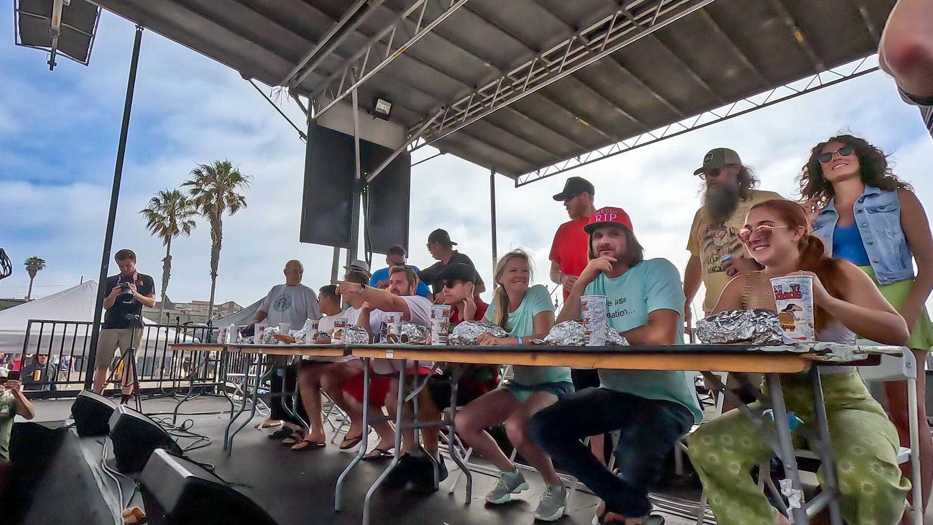 Photo of: 2024 Ocean Beach Street Fair & Chili Cook-Off - Hodad's Burger Eating Contest