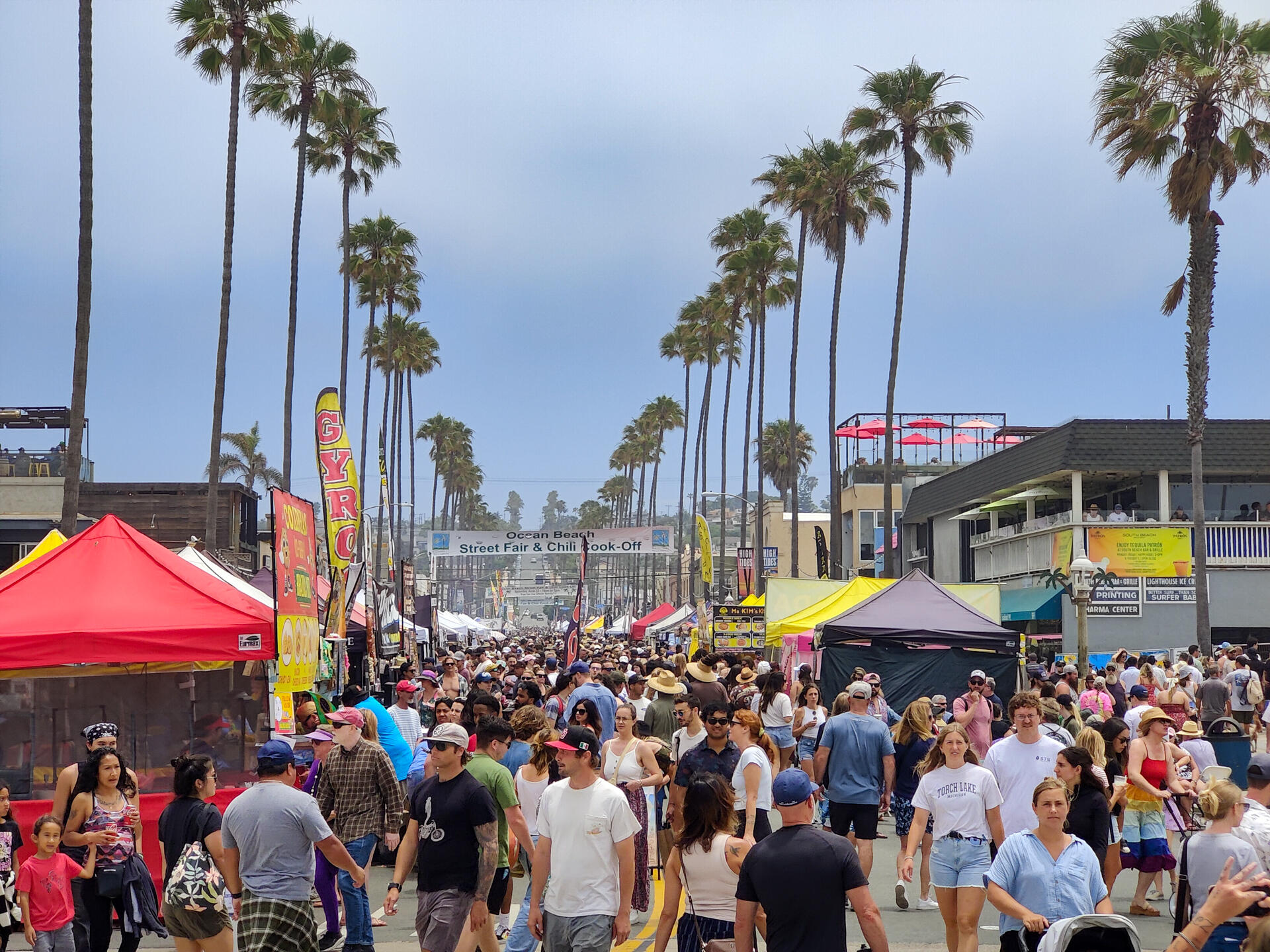 Photo of: 2024 Ocean Beach Street Fair and Chili Cook-Off - 92017 Stage and Vendors